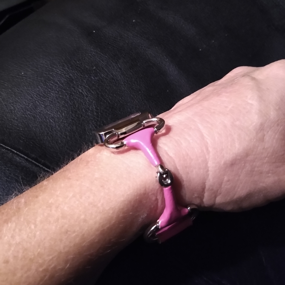 Pink Geneva Watch *Unique* - Picture 3 of 7